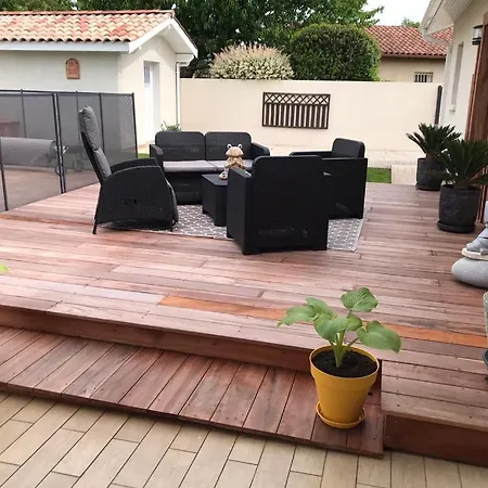 Biscarrosse-villa Classee 3 Etoiles, 4 Personnes, 2 Chambres, 2 Sdb, Entre Lacs Et Ocean, Grande Piscine Privee Ouverte En Saison Апартаменты